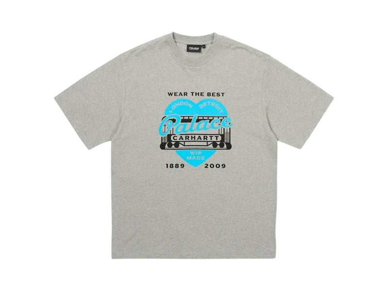 Palace Carhartt WIP Heart T-Shirt Heather Grey