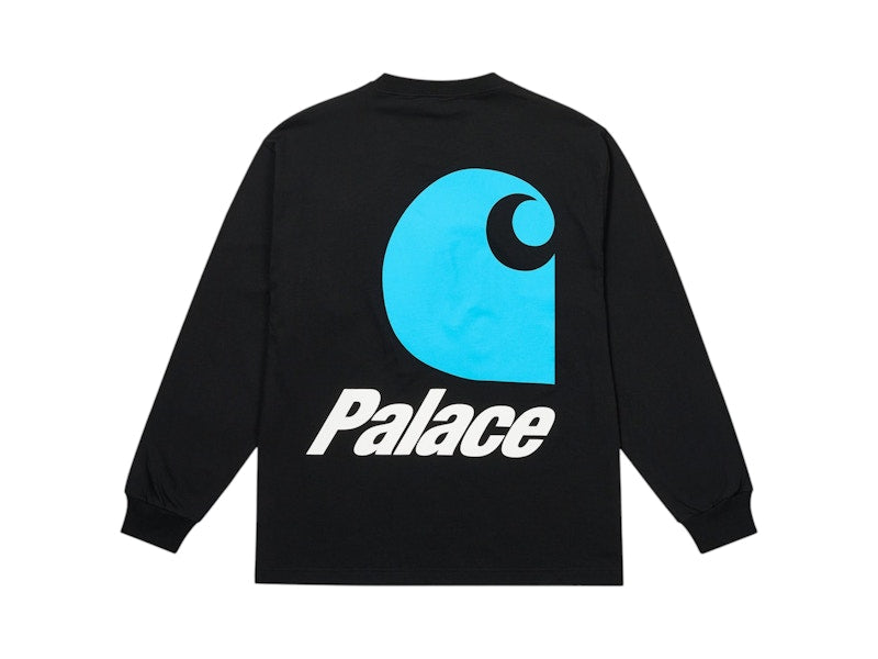 Palace Carhartt WIP Logo Longsleeve Black