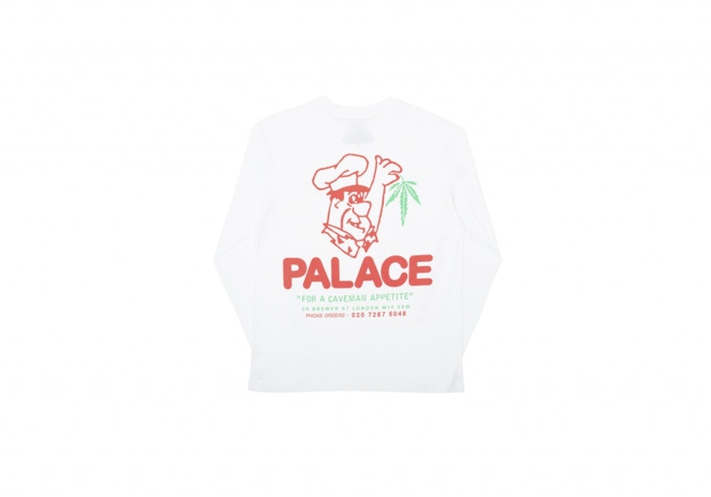 Palace Caveman Longsleeve White