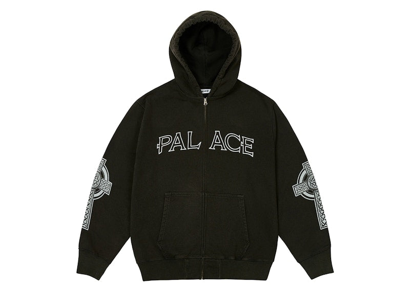 Palace Celtic Zip Hood Black