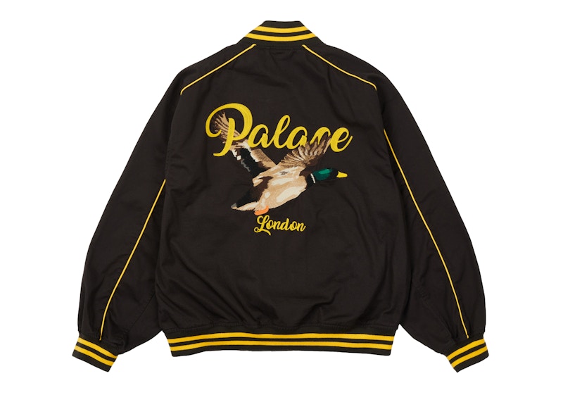 Palace Chain Stitch Bomber Jacket Black