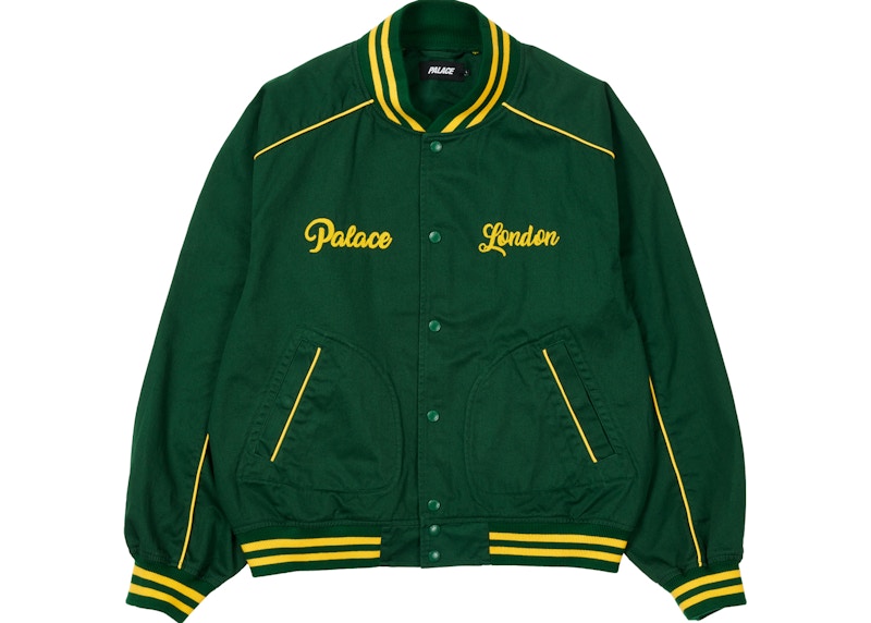Palace Chain Stitch Bomber Jacket Green