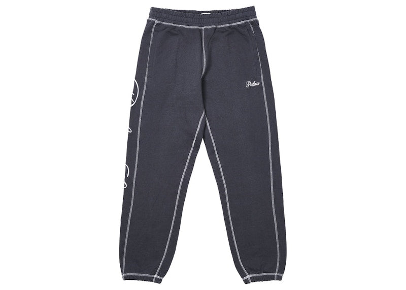 Palace Chain Stitch Joggers Slate Blue