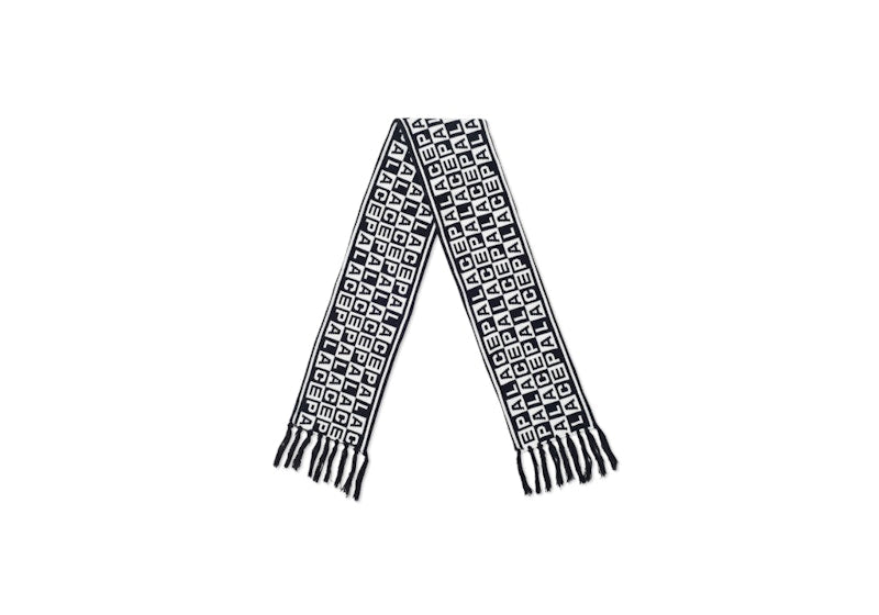 Palace Check It Scarf Black/White