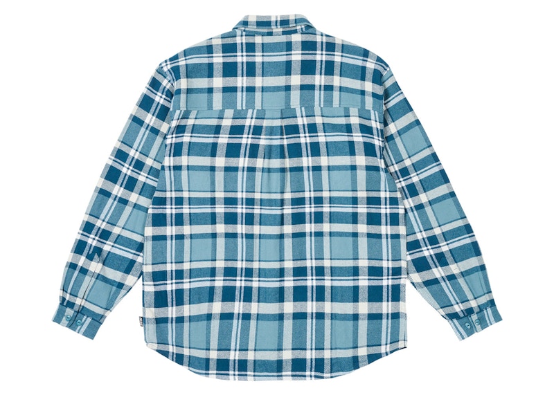 Palace Check Shirt Navy