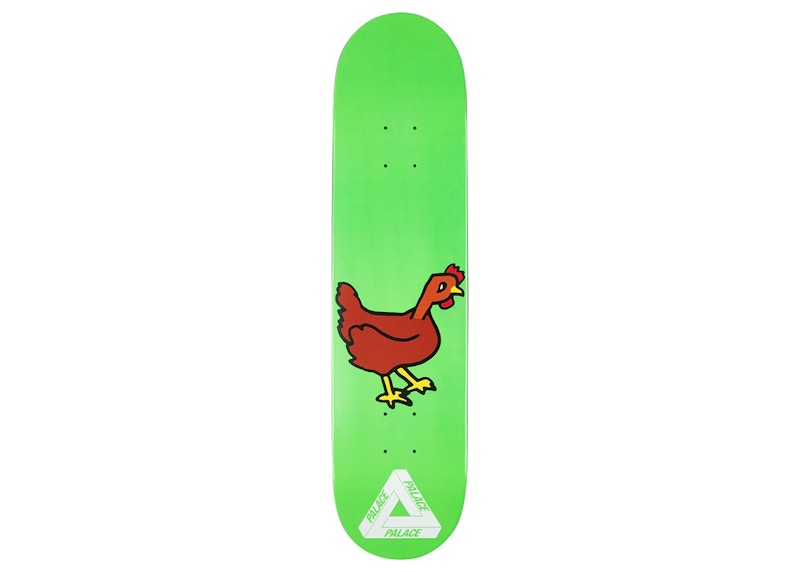 Palace Chicken 7.75 Skateboard Deck Green
