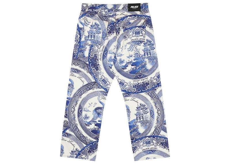Palace China Plate Trousers Navy