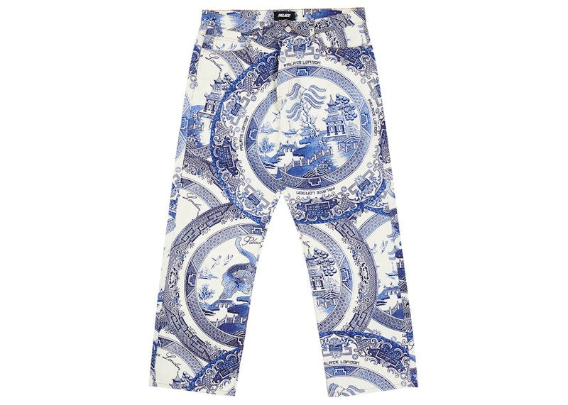 Palace China Plate Trousers Navy