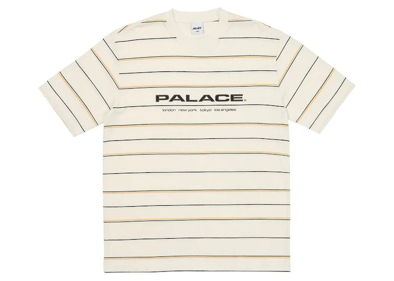 Palace City Striper T-Shirt White