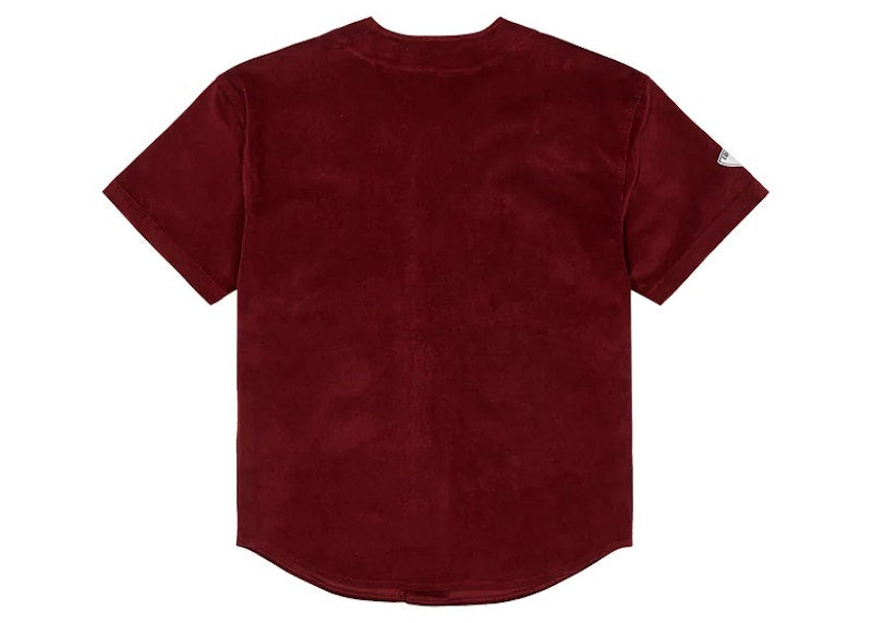 Palace Cord Baseball Jersey Burgundy