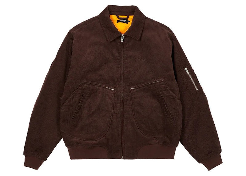 Palace Cord MA-1 Jacket Brown