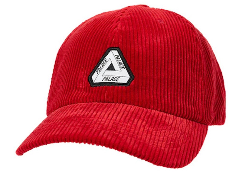 Palace Cord Tri-Ferg Patch 6-Panel Red