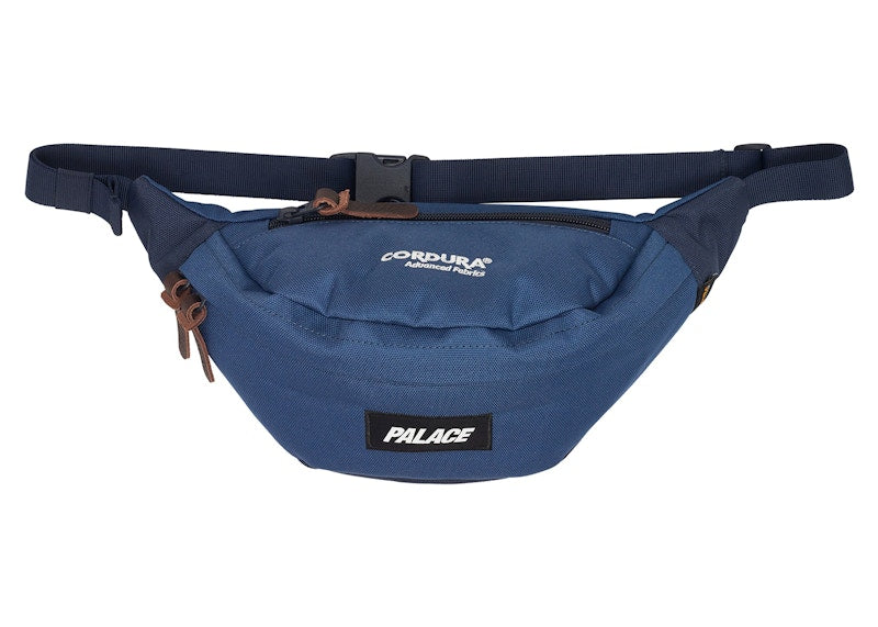 Palace Cordura Duck Canvas Cross Body Bag Blue/Navy