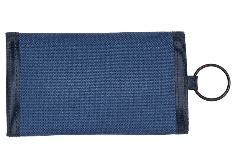 Palace Cordura Duck Canvas Tri-Fold Wallet Blue/Navy