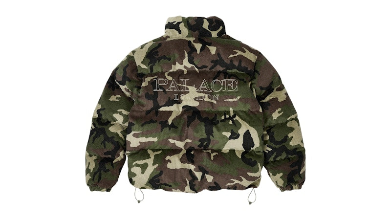 Palace Corduroy Puffa Jacket Camo