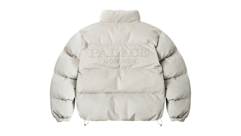 Palace Corduroy Puffa Jacket Stone