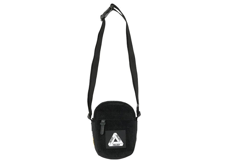 Palace Corduroy Shot Bag Black