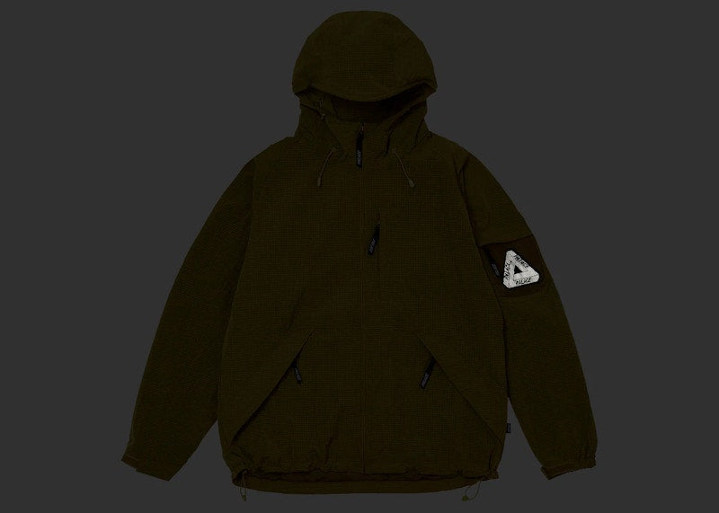 Palace Cripstop Grid Jacket Yellow