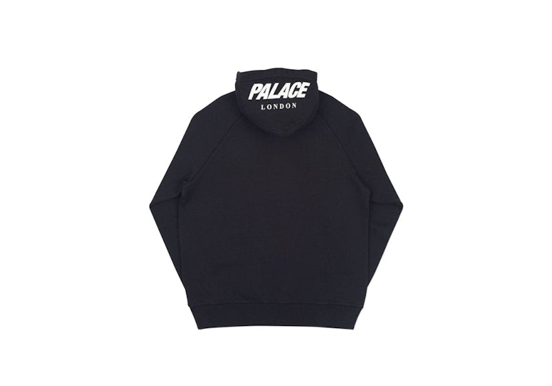 Palace Custom 1/4 Zip Hood Black