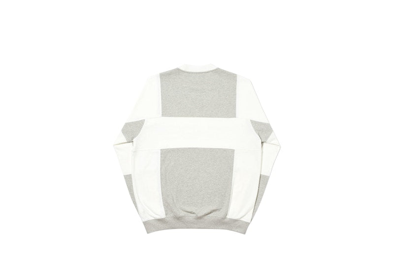Palace Cut Mit Sew Crewneck Off White