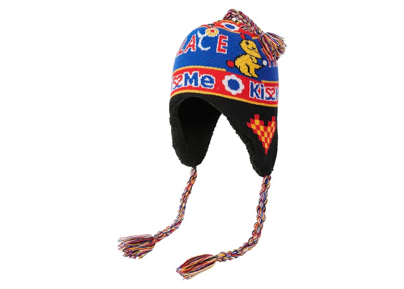 Palace Cute Ear Flapper Beanie Black