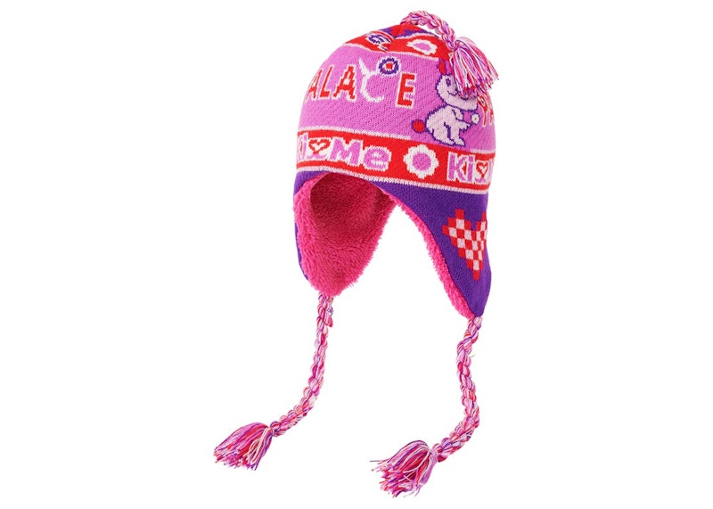 Palace Cute Ear Flapper Beanie Pink