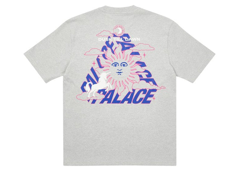 Palace Da One T-shirt Grey Marl