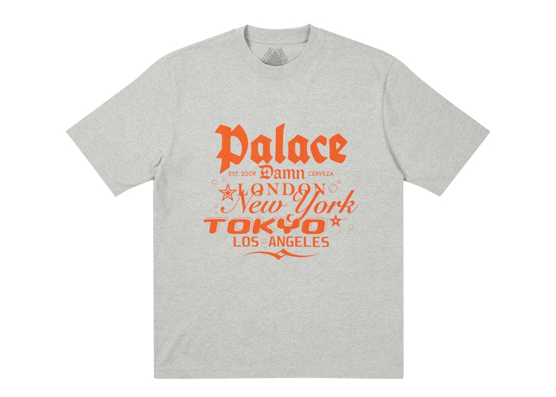 Palace Damb T-shirt Grey Marl