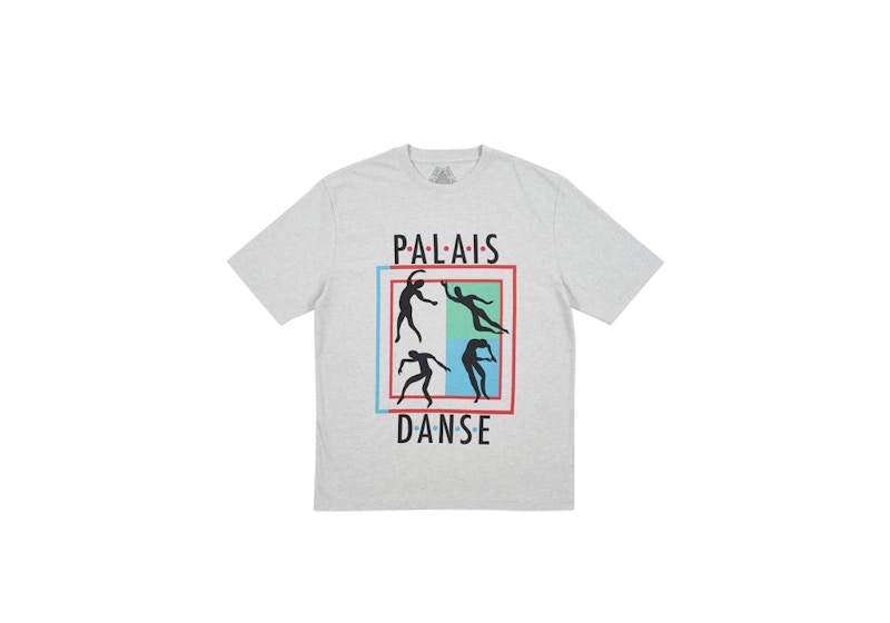 Palace Danse-Crew T-shirt Grey Marl