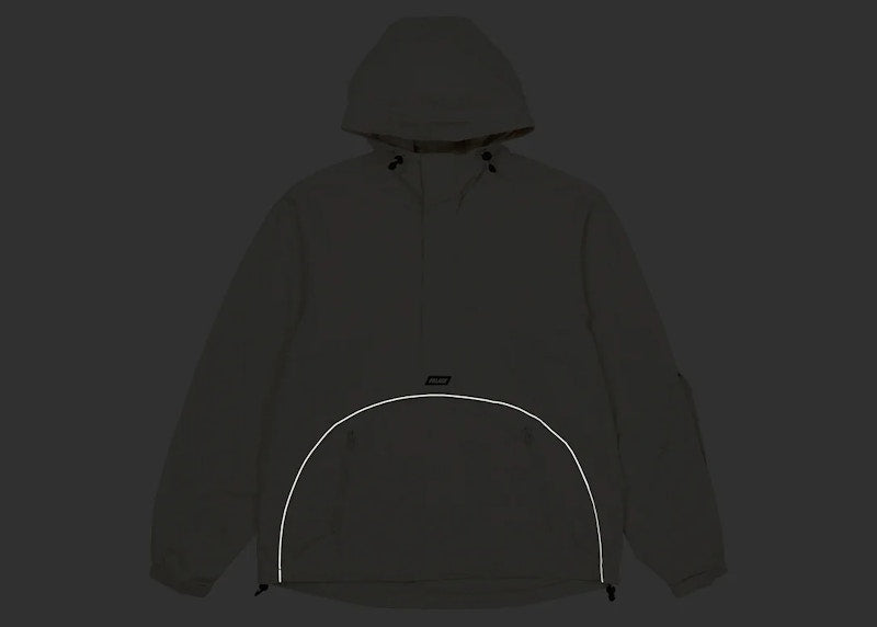 Palace Deflector 1/2 Zip Jacket Stone