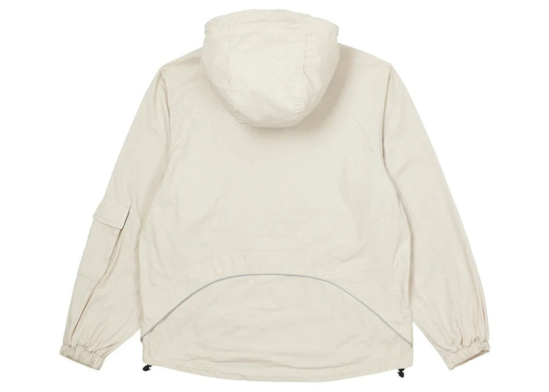 Palace Deflector 1/2 Zip Jacket Stone