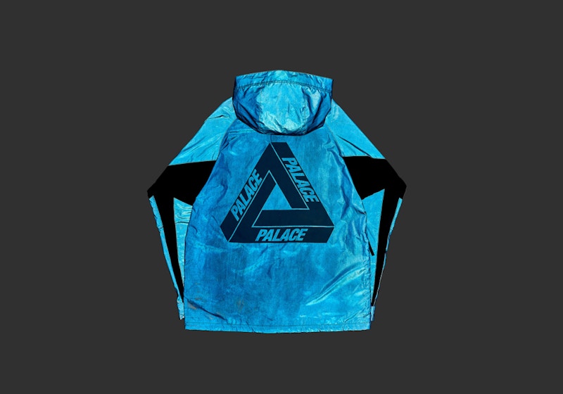 Palace Deflector Jacket Cobalt Blue Reflective