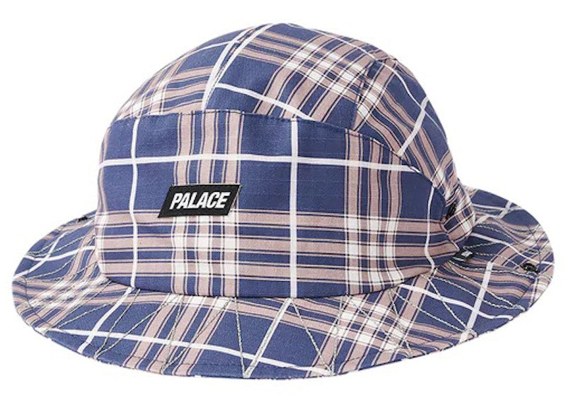 Palace Deflector Shell Boonie Blue Check