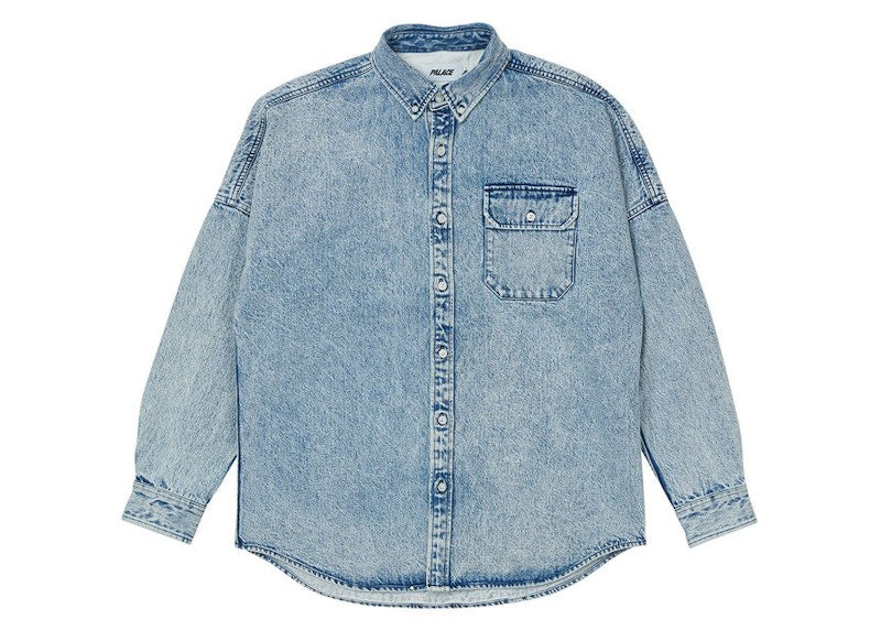 Palace Denim Bossy Shirt Washed Blue
