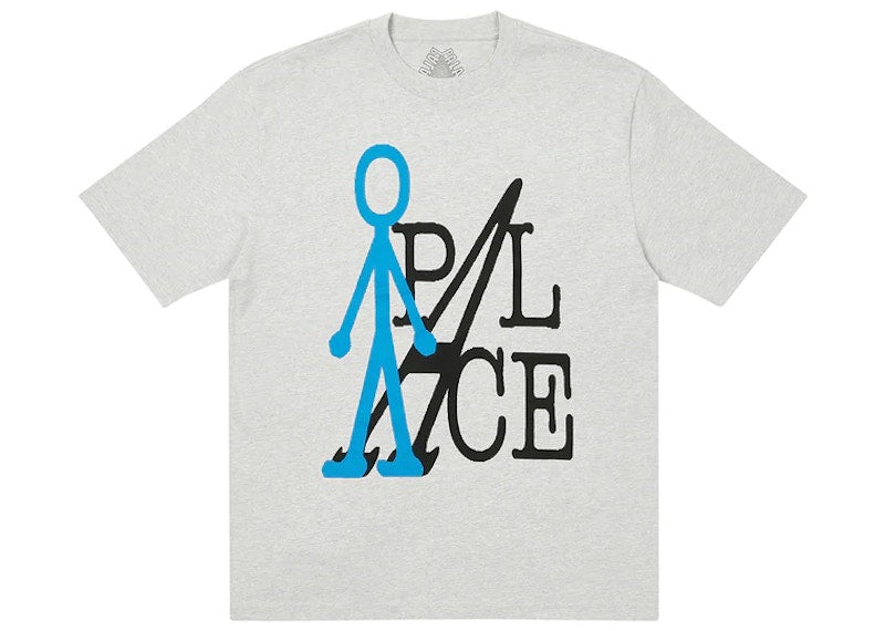 Palace Diet Bredda T-shirt Grey Marl