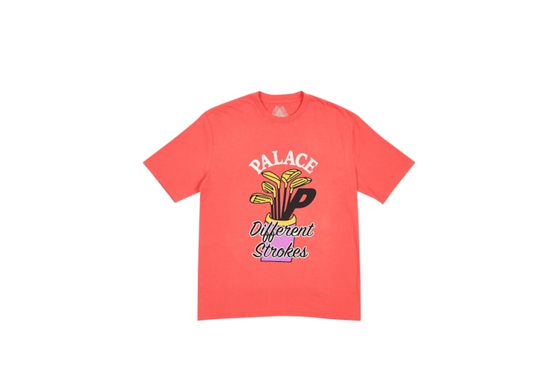 Palace Diff Strokes T-shirt Light Red