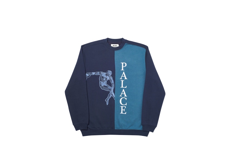 Palace Discuss Crew Navy