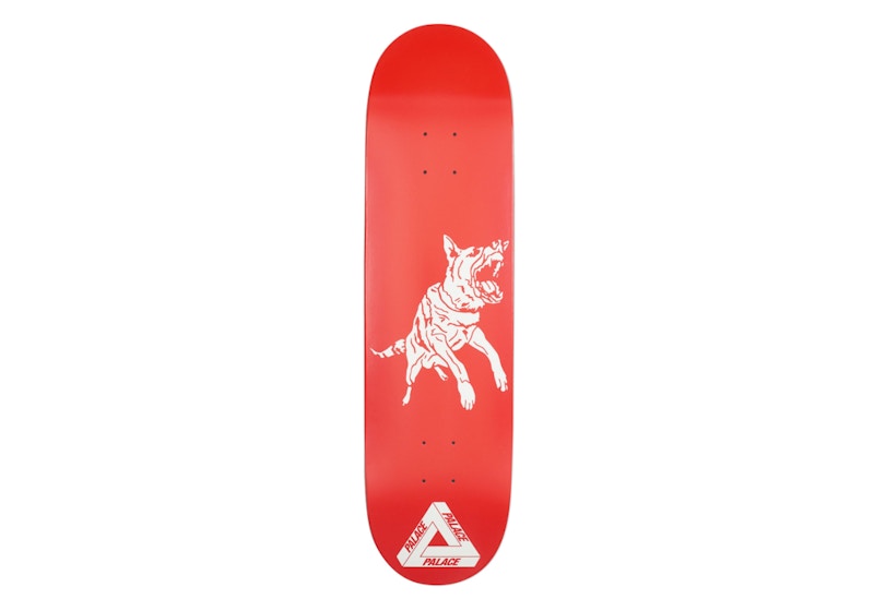 Palace Dog 8.375 Skateboard Deck Red