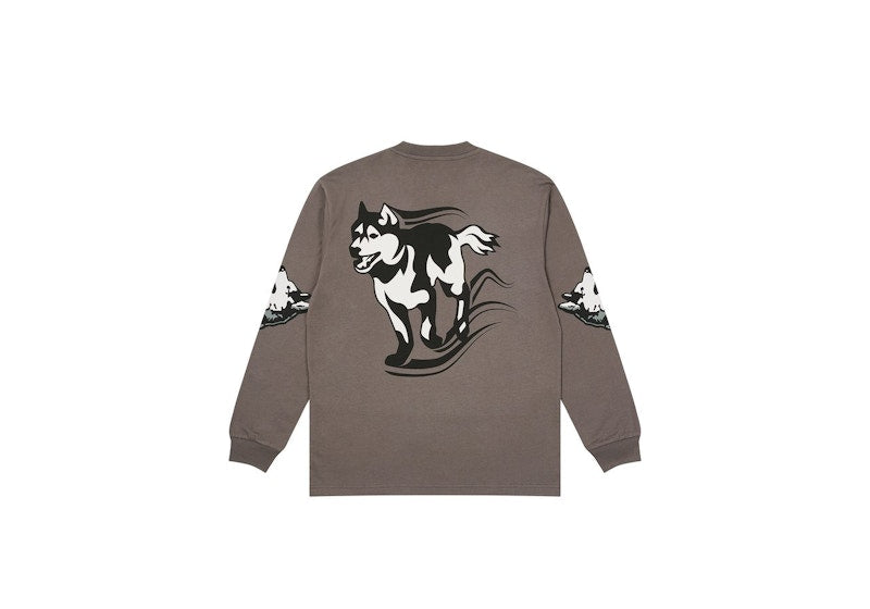 Palace Dogs Are Chill Longsleeve Charcoal