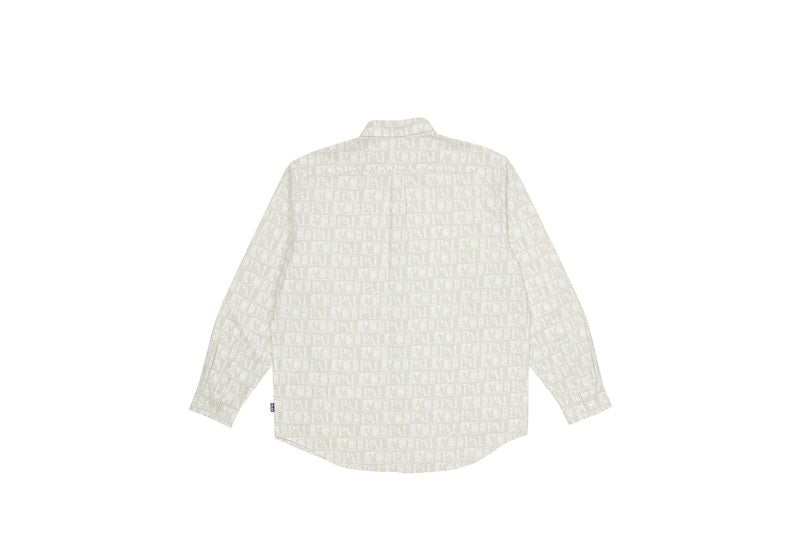 Palace Domino Print Oxford Shirt White