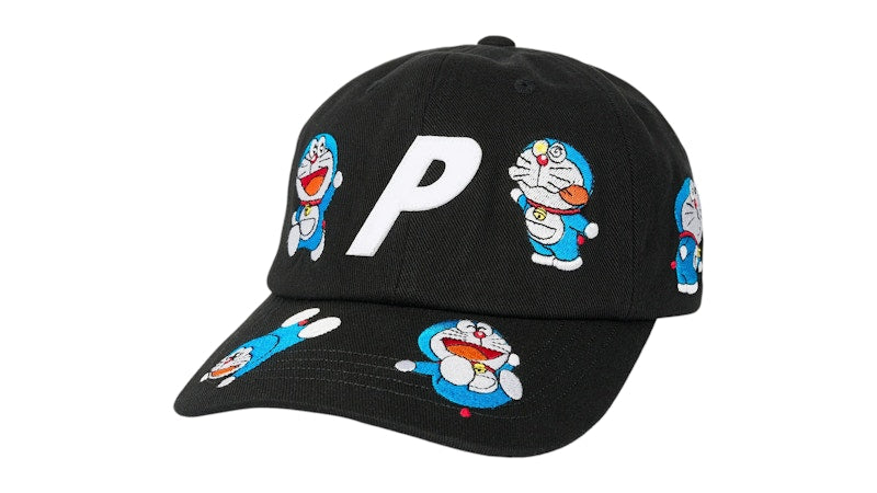 Palace Doraemon 6-Panel Black