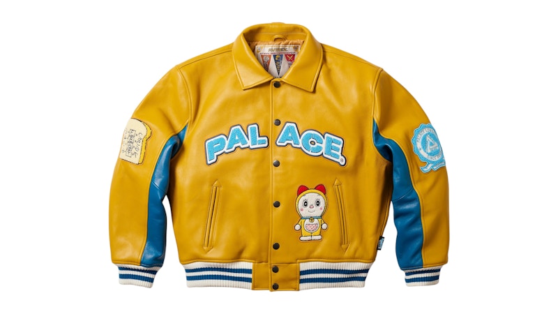 Palace Doraemon Avirex Jacket Yellow