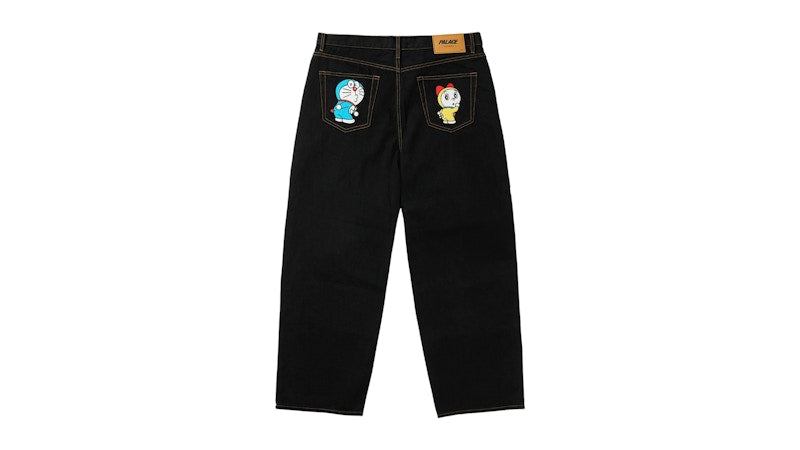 Palace Doraemon P90 Jean Black Stone Wash