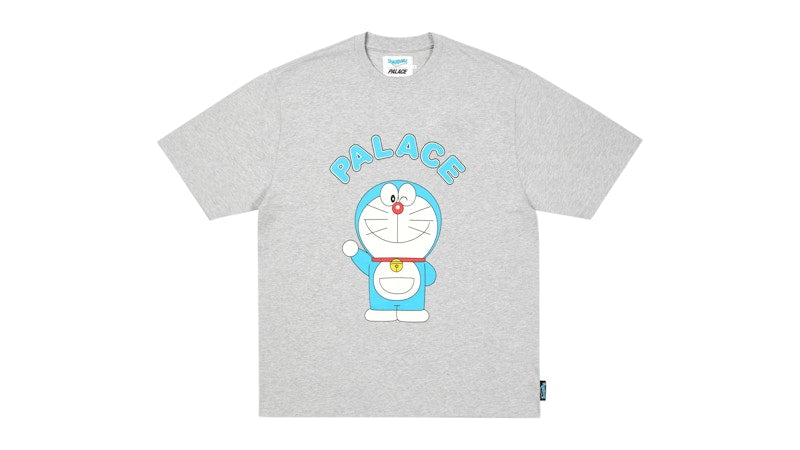 Palace Doraemon T-Shirt Grey Marl