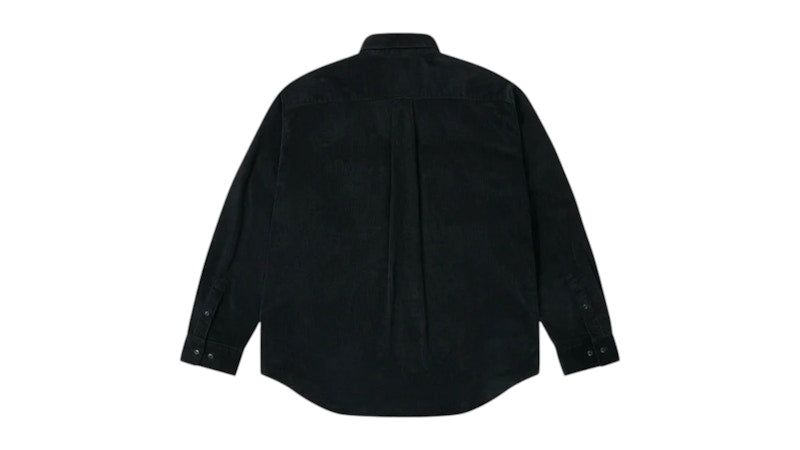 Palace Double Pocket Cord Overshirt Black