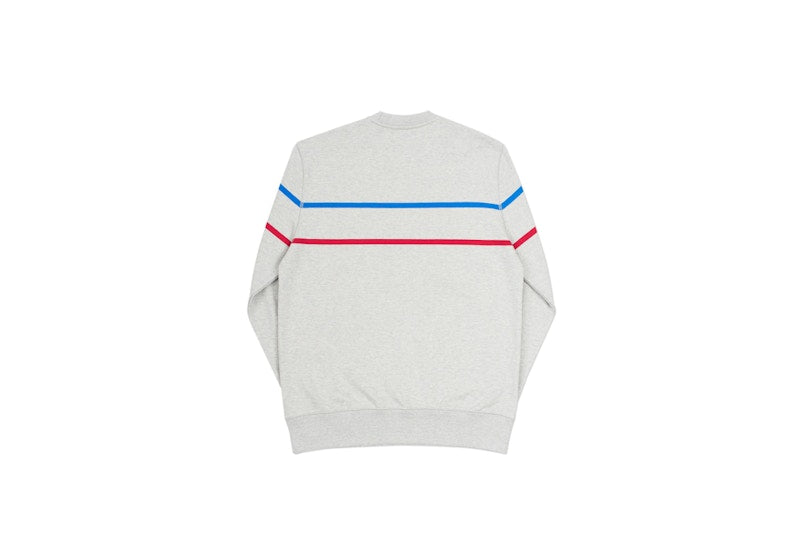Palace Double Ripe Crew Grey Marl