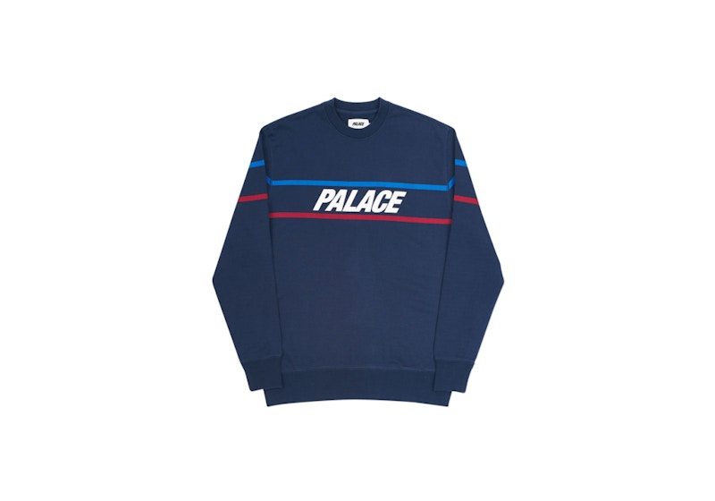 Palace Double Ripe Crew Navy