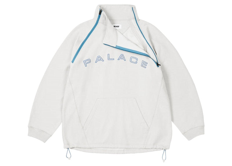 Palace Double Zip Funnel Concrete Gray