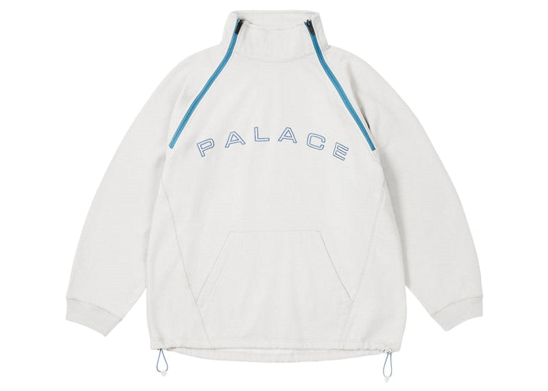 Palace Double Zip Funnel Concrete Gray