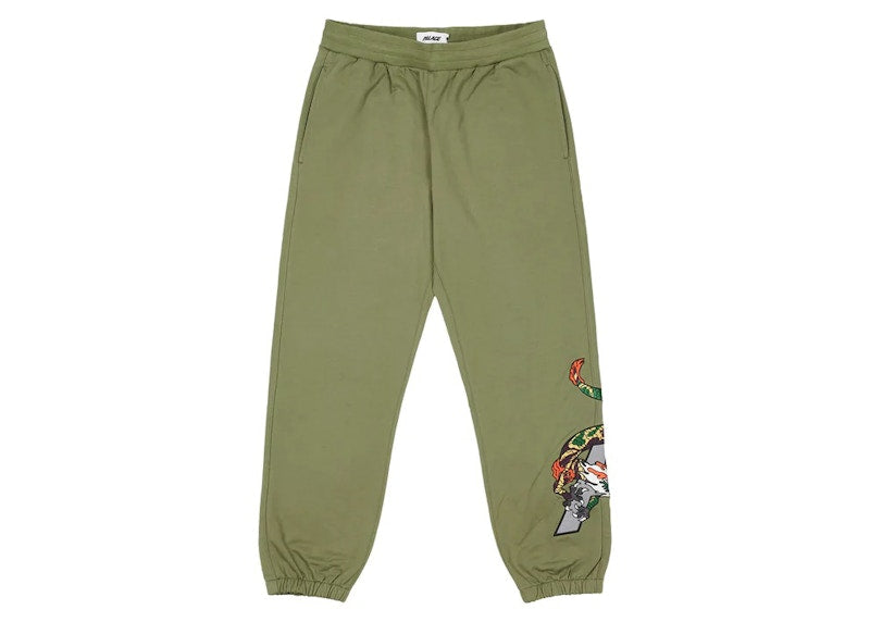 Palace Dragon Sweatpants Olive